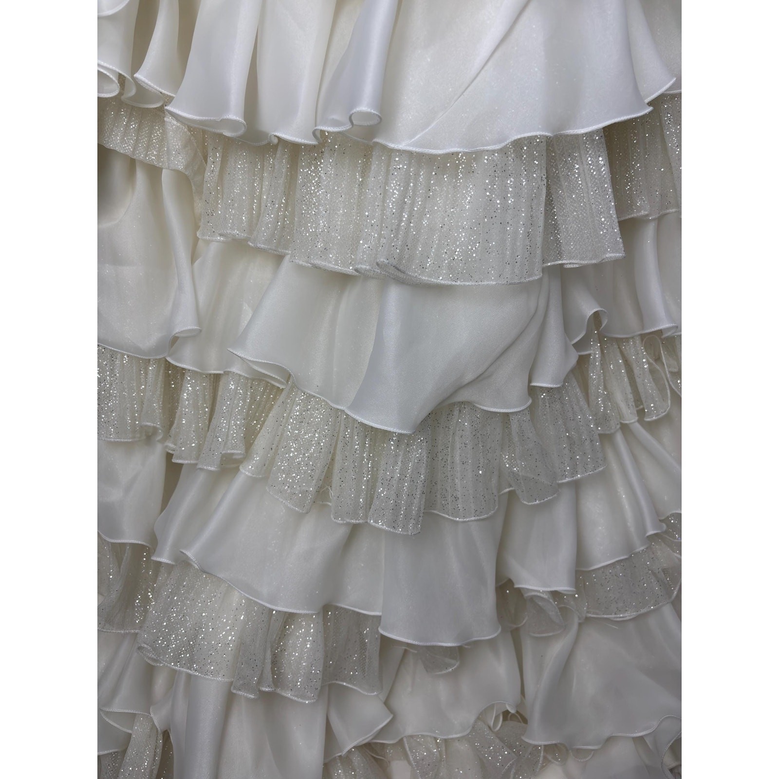 Vintage Princess Wedding Dress Bridal Ball Gown Fairytale Ruffle Wedding Dress