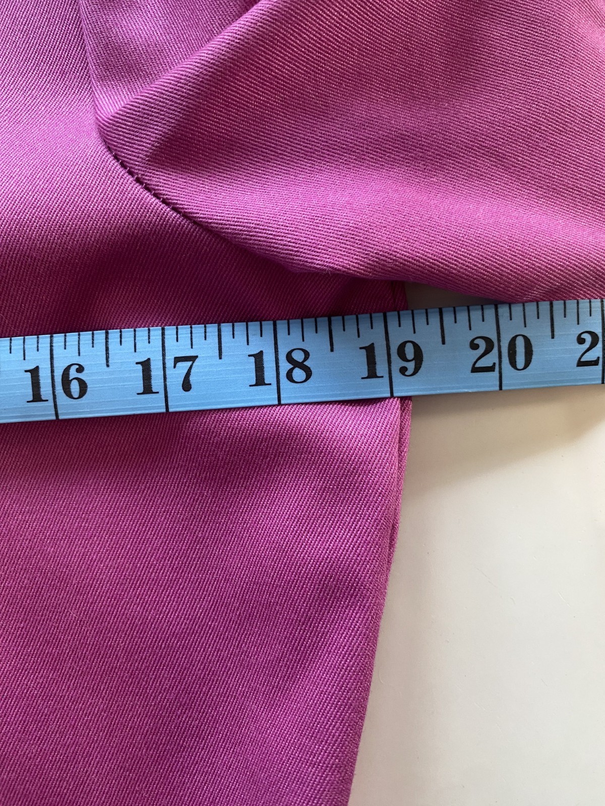 VTG 1970’s Purple Denim Chore Jacket with Zigzag stitching Size M