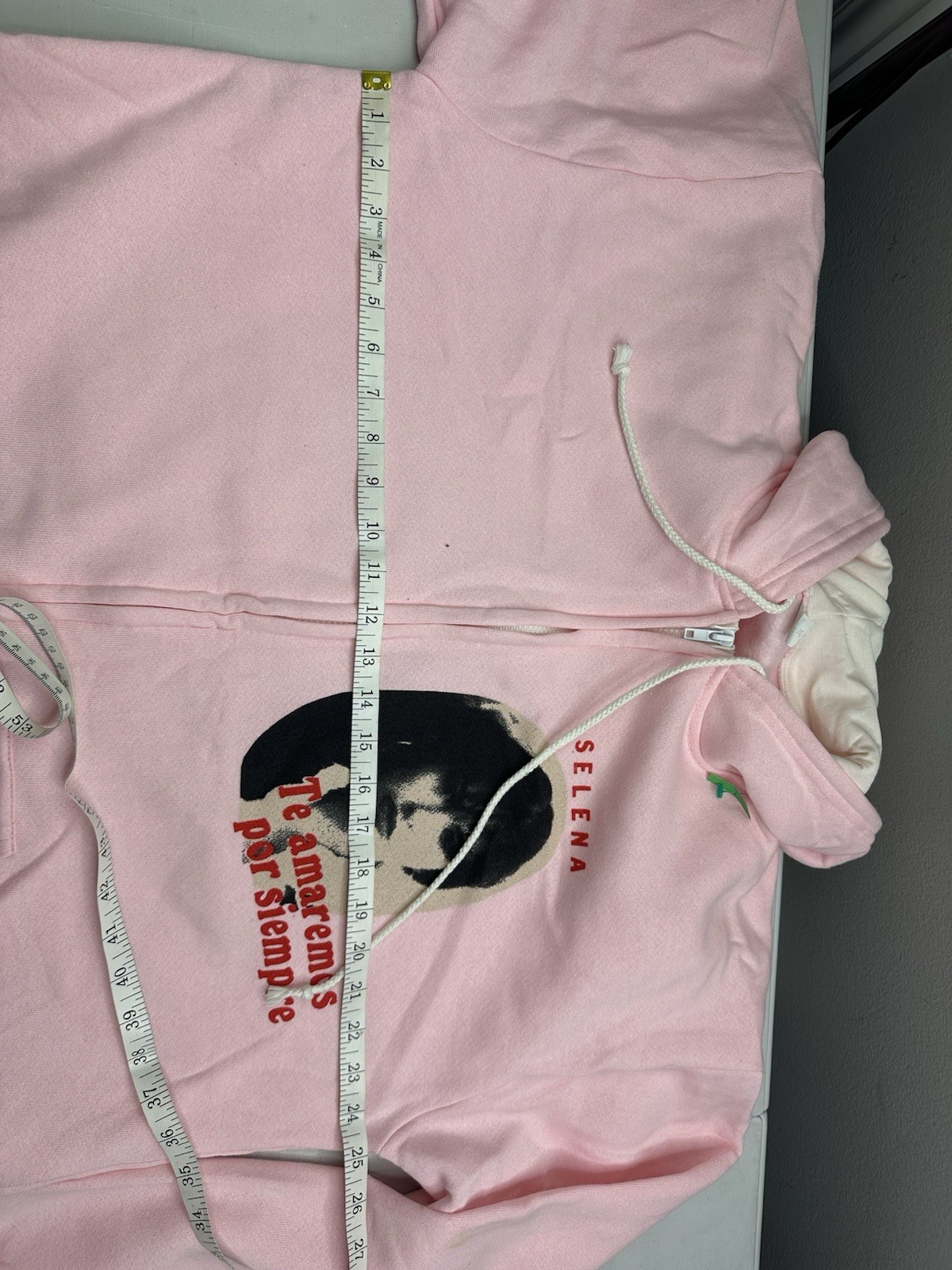 Rare! New! 90s Selena Quintanilla Memorial Pink Zip Hoodie Rap Tee Sz XL Unisex