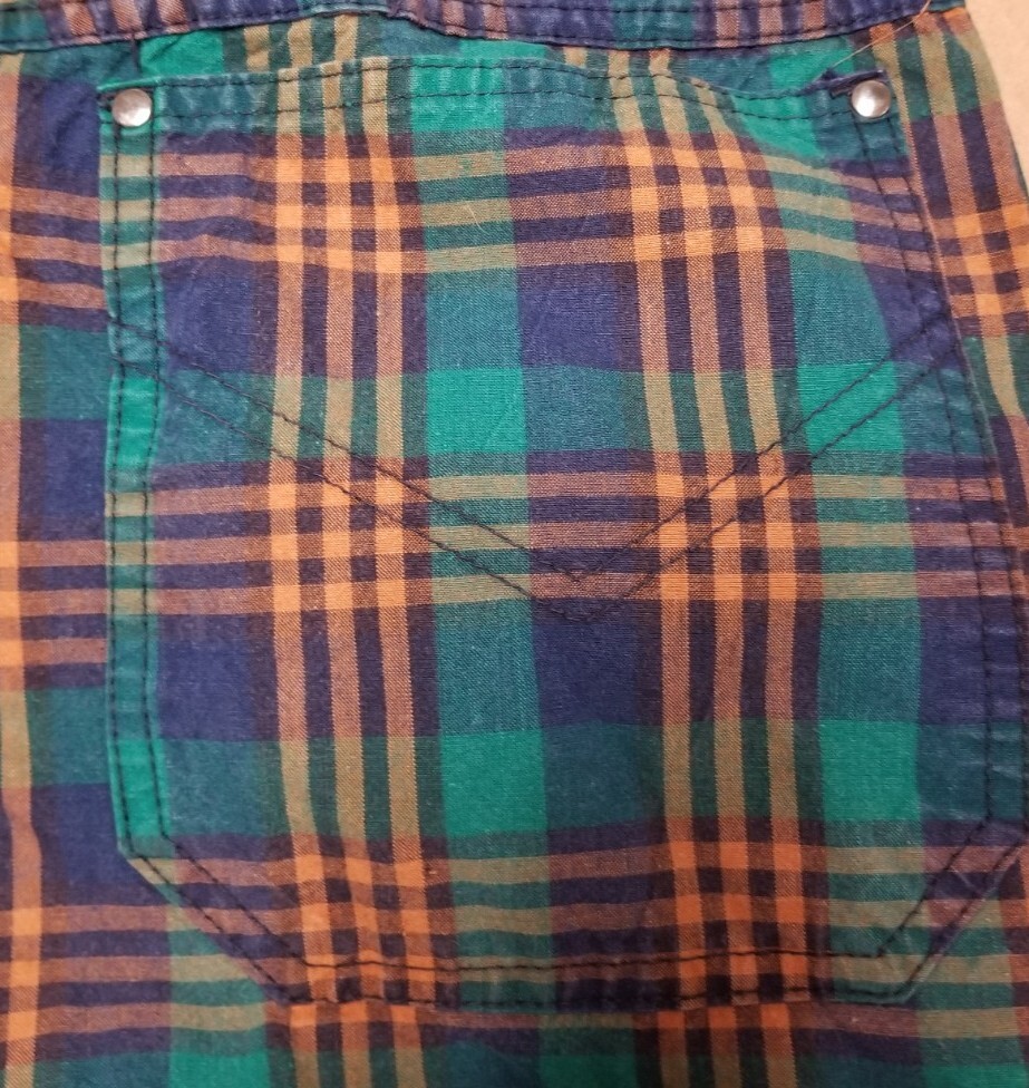 RARE Vtg 80s FIORUCCI Plaid Pants US 30-31 Punk Designer Italy Retro Grunge 70s