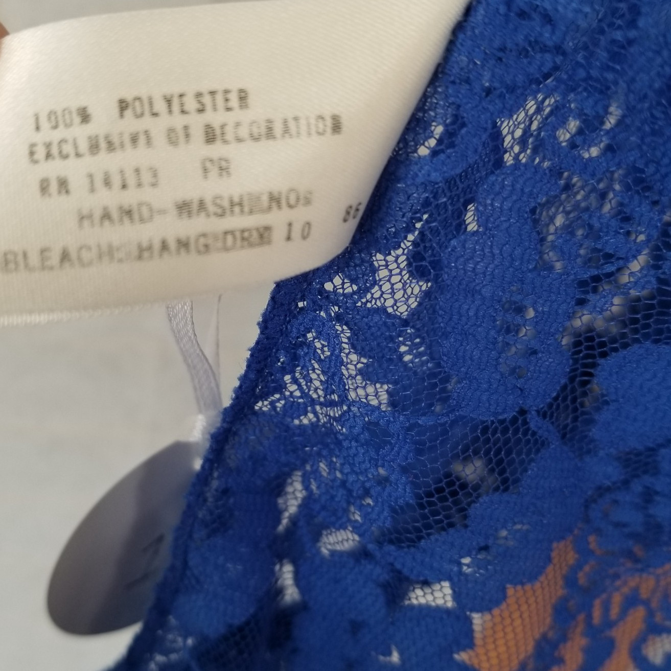 Vintage Boudoir Bed Jacket Royal Blue Medium Dolores for Poirette USA Made MWT