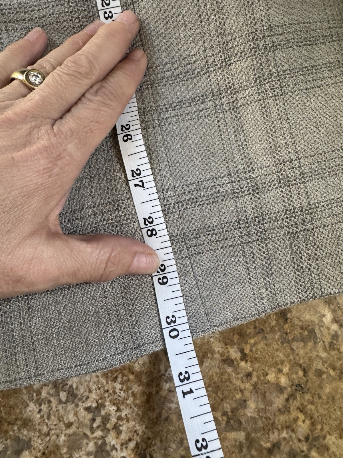 Vintage Giorgio Armani Georgia Blazer IT 40 US 4 Plaid Long Jacket Made Italy