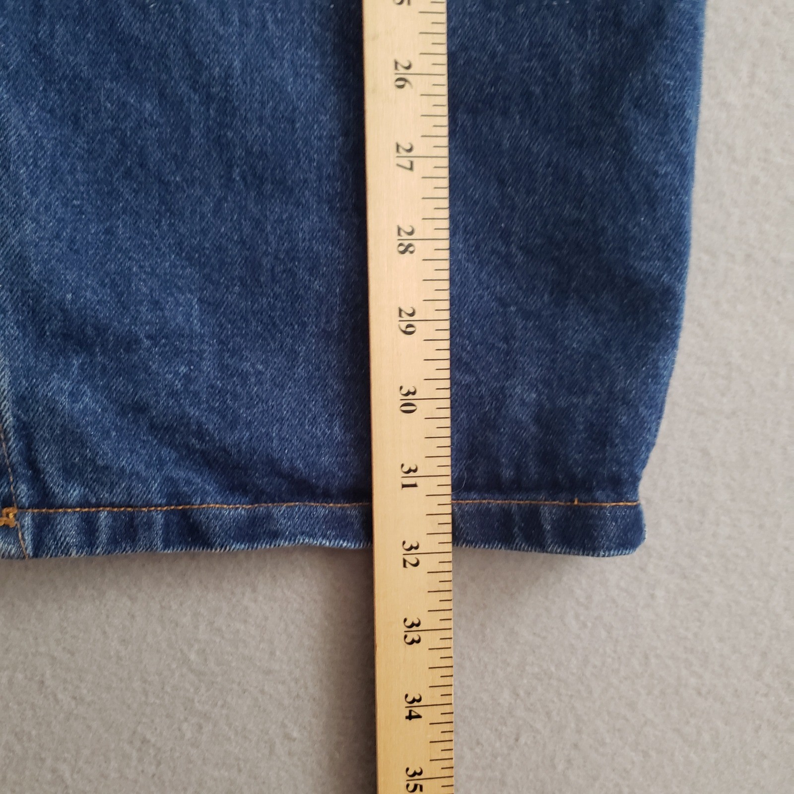 Courage My Love 13/14 Denim Skirt Blue Button Front High Rise Midi Vintage 90s