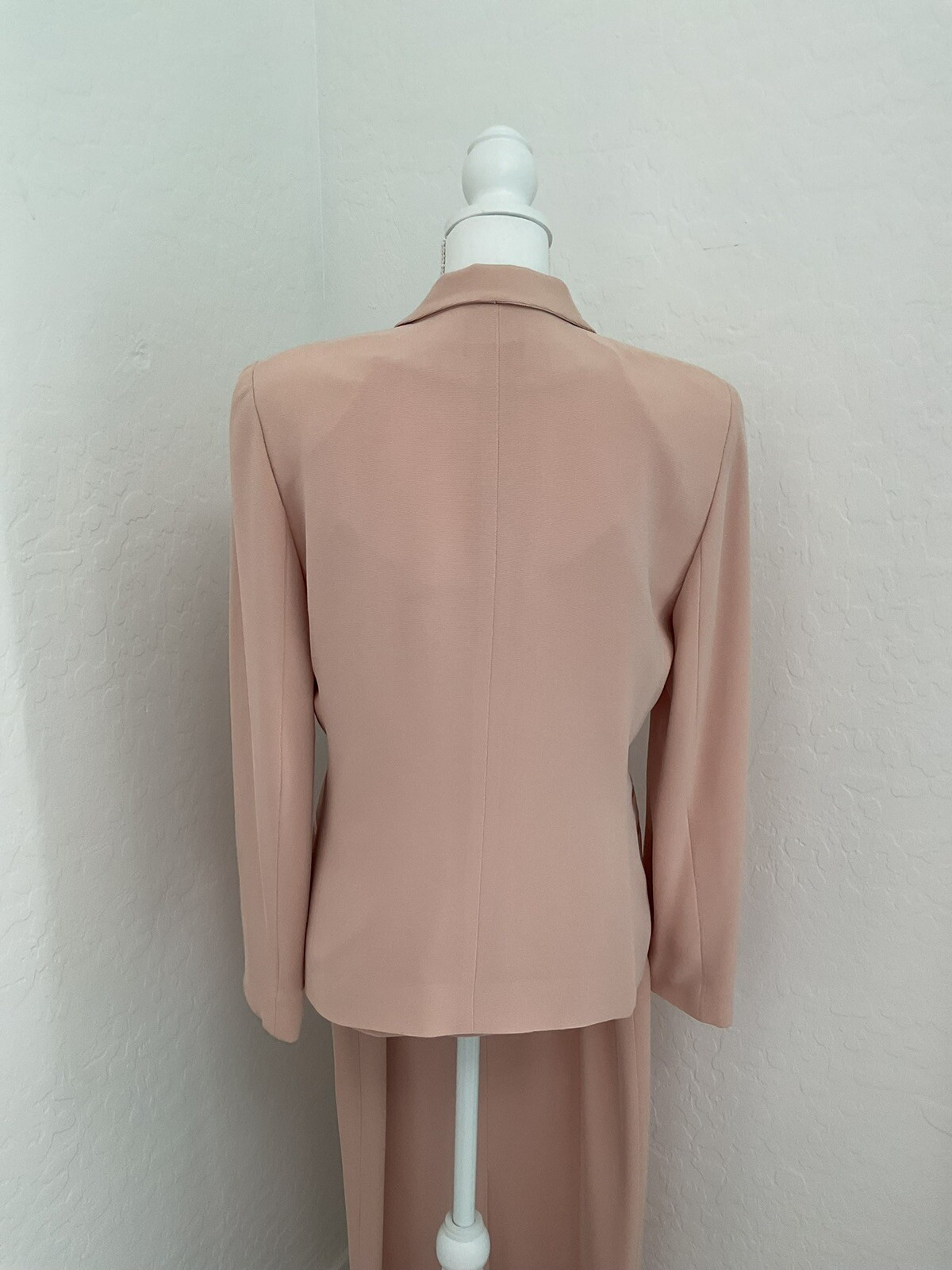 YL By Yair 3 Piece Dress Suit Mother of Bride Formal Wedding Blush Sz 6 Y2K