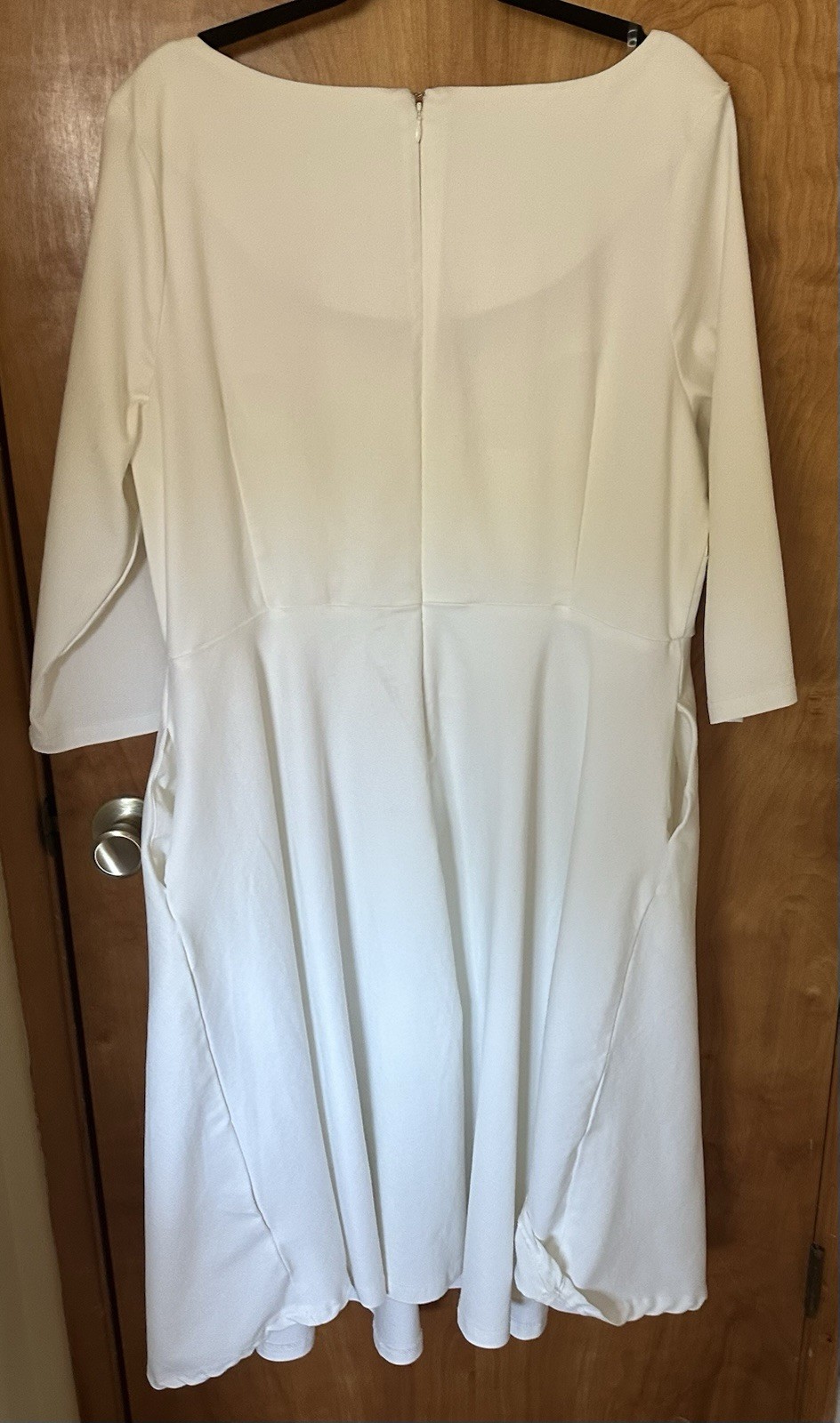 Unique Vintage 1950s Style Pleated Bust Swing Dress 3x/20