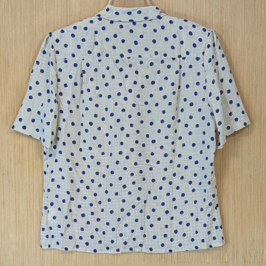 Vintage Pendleton Country Sophisticates Retro Old Money Polka Dot Top Petite 12