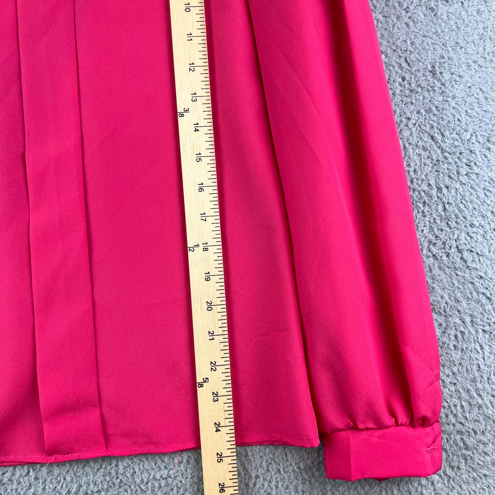 Vintage Rhoda Lee 1970s Pink Blouse Vtg Sz 12 Romantic Ruffled Collar