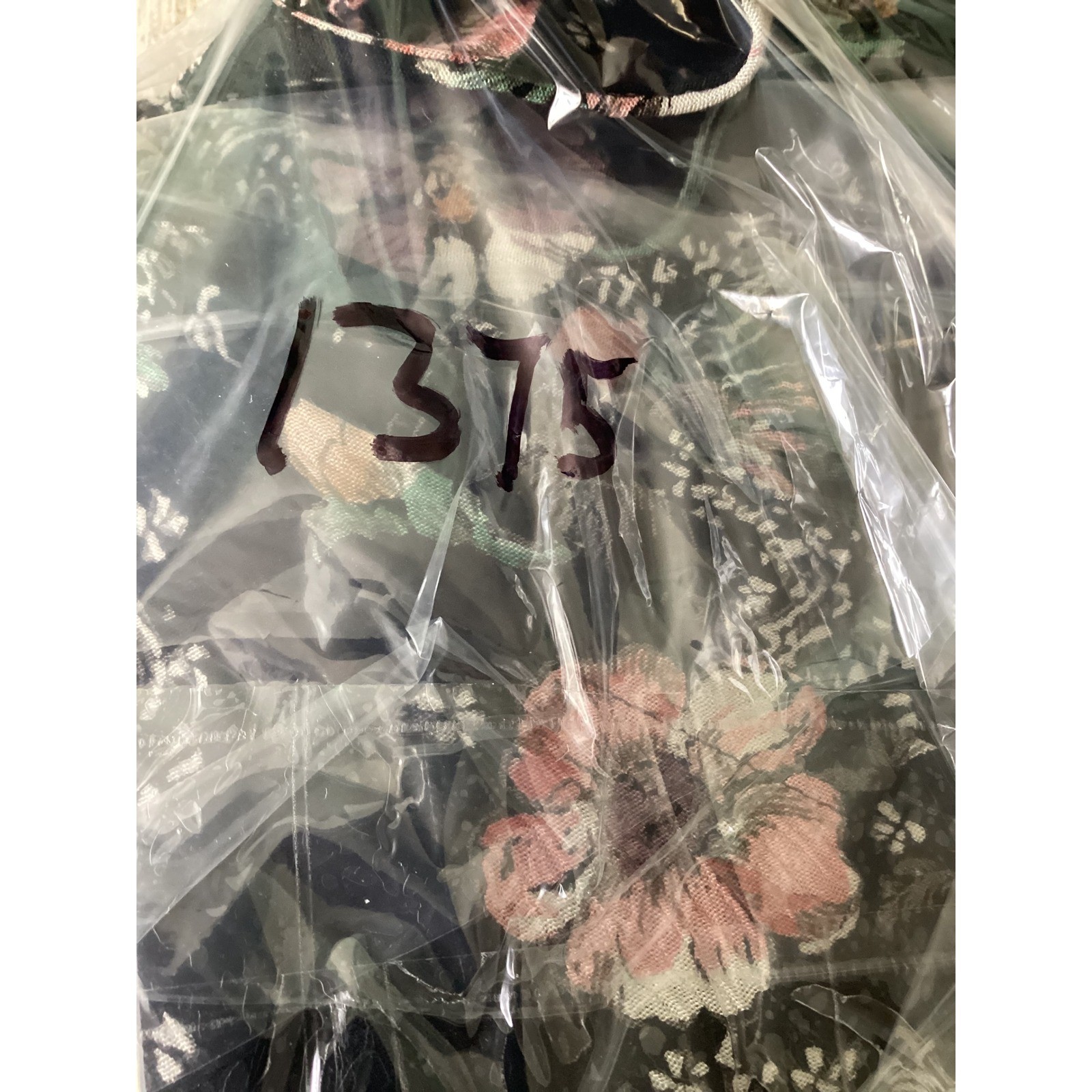 Vintage Carole Little Black Floral Paisley Rayon Gauze Cropped Jacket Size 10