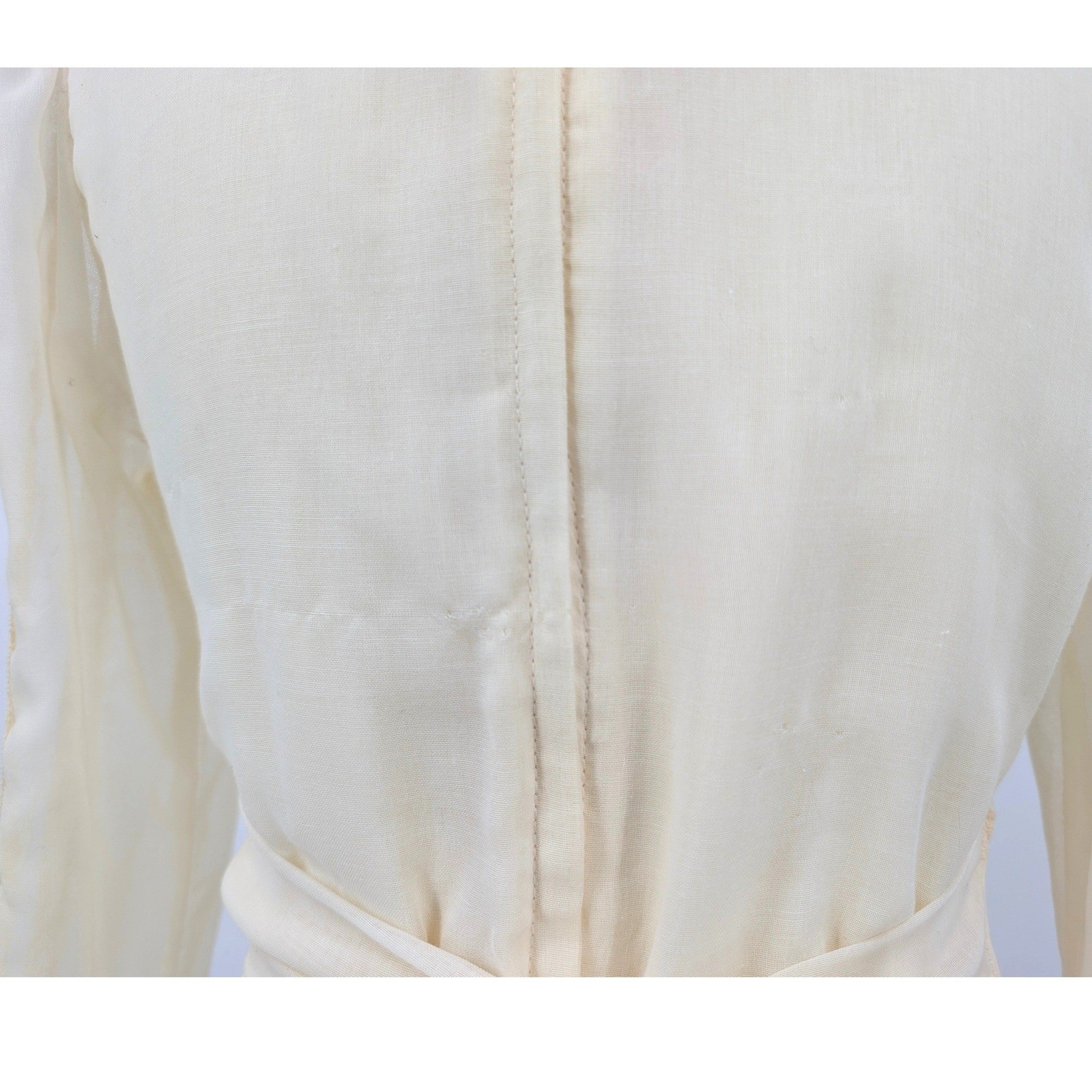 Vintage Gunne Sax by Jessica Ivory Lace Prairie Maxi Dress Romantic Boho Sz 13