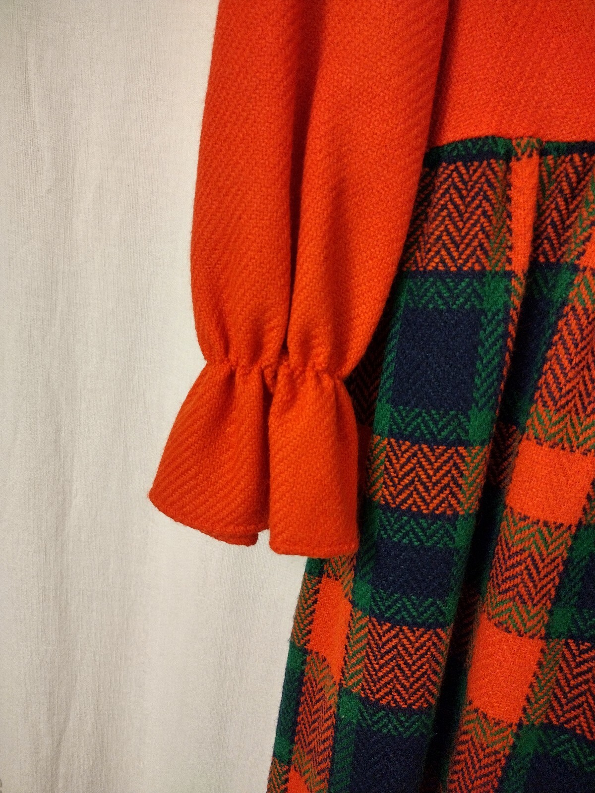 Penneys Loungewear Vintage House Dress Robe Nightgown Women’s Plaid Size 8