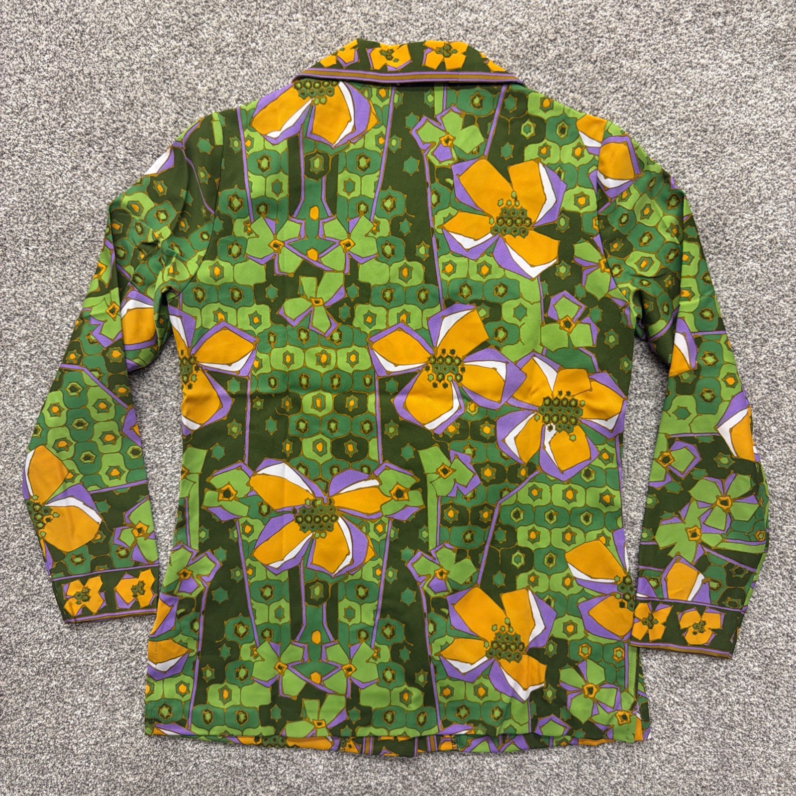 Vintage Alex Coleman California Blouse 60s 70s Mod Festival Size Medium
