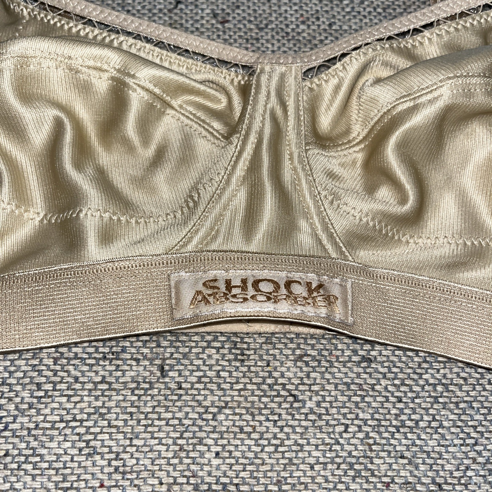 Shock Absorber 36B Champagne Support No Wire Free Sports Bra New