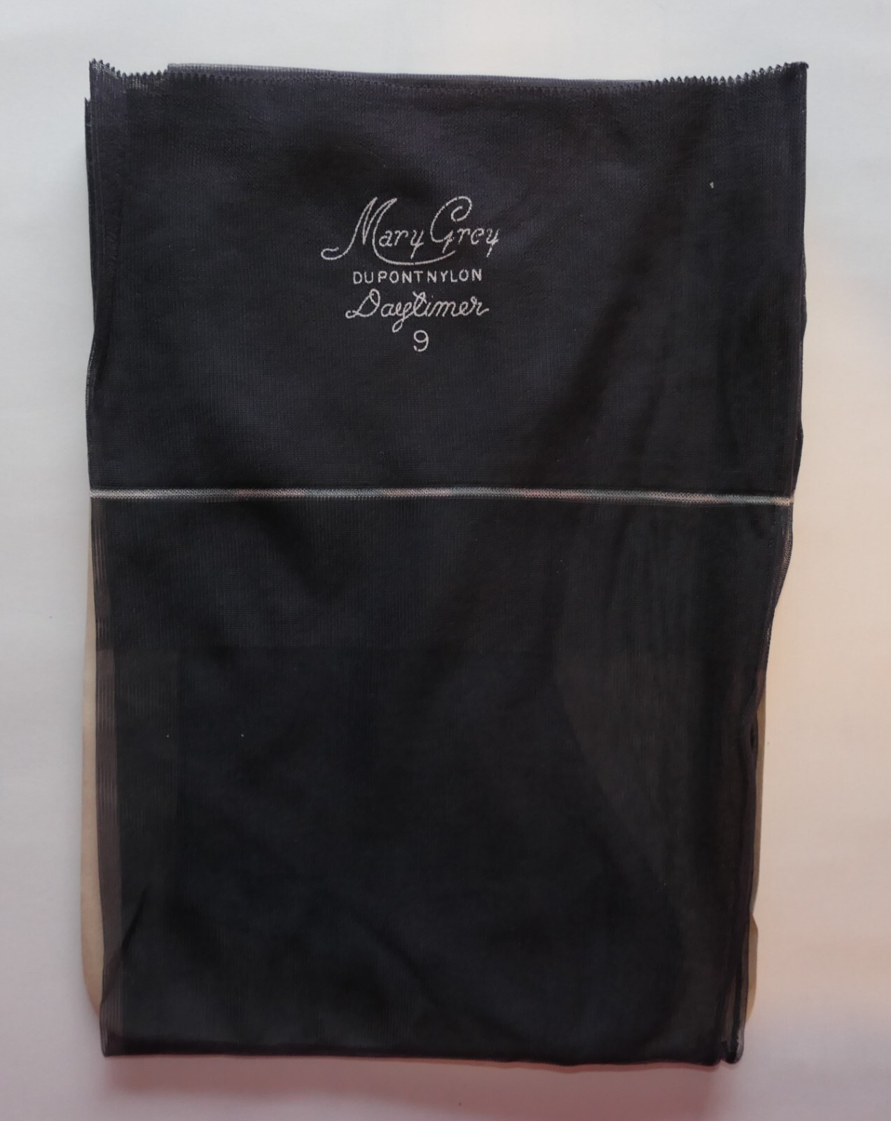 Vtg Nylon Seamed Stockings Mary Grey Dupont Nylon Daytimer 9 NOS