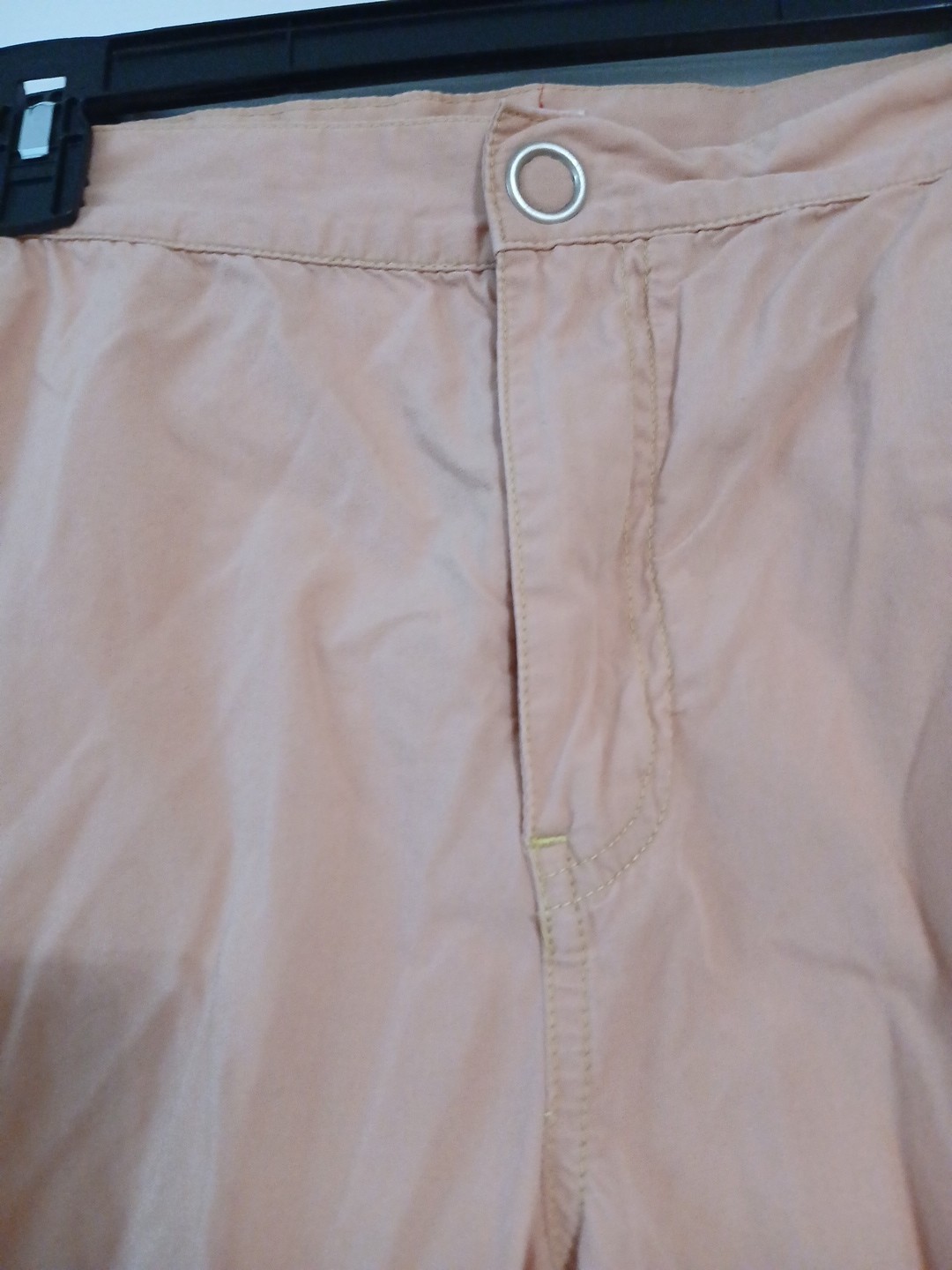 Zena Jeans Women’s Vintage Size 12 100% Cotton Peach Colored Cropped Pants With