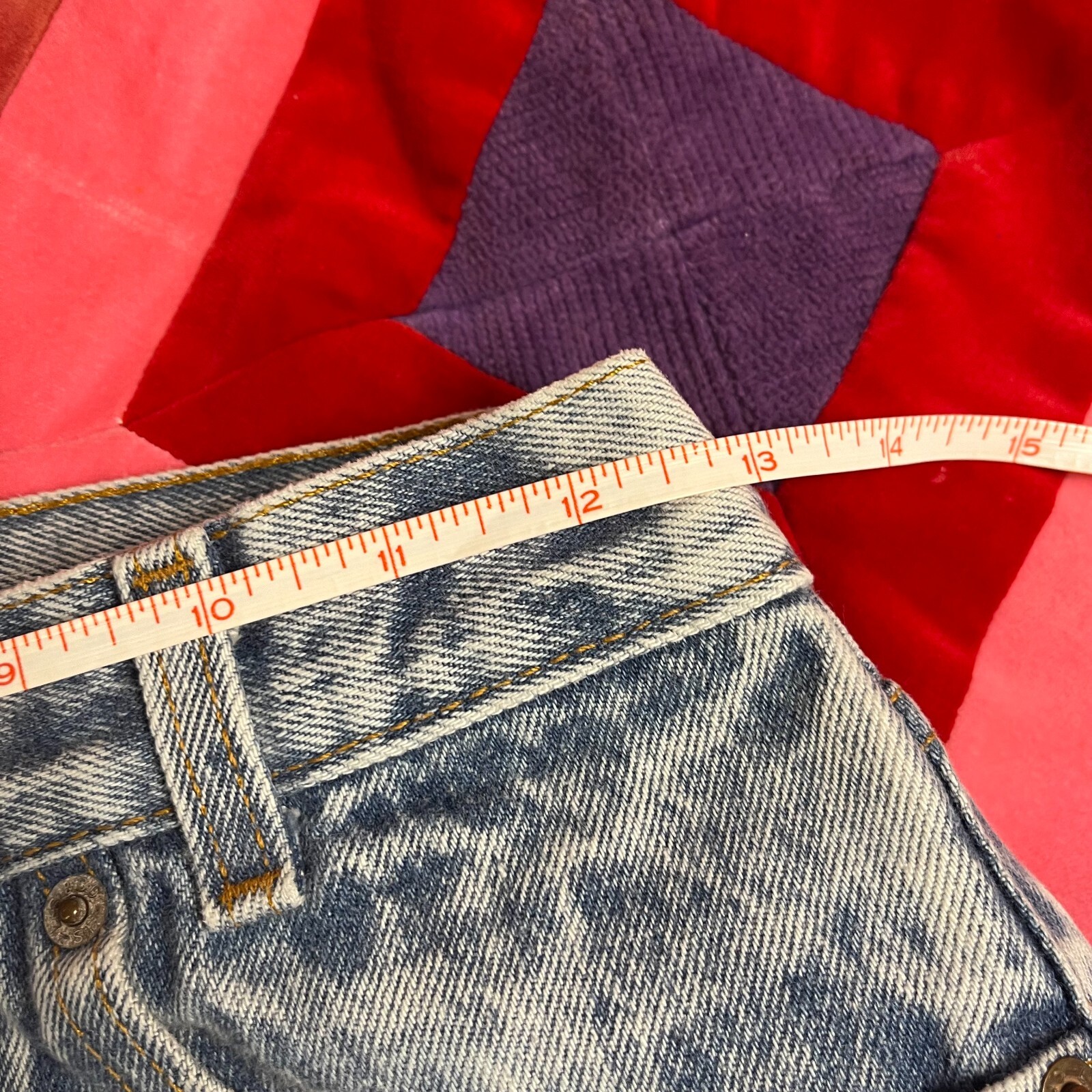 Lot 2 Vintage Levis Jeans Acid Washed Blue Student Fit 701 Dark Blue 505 90s 27