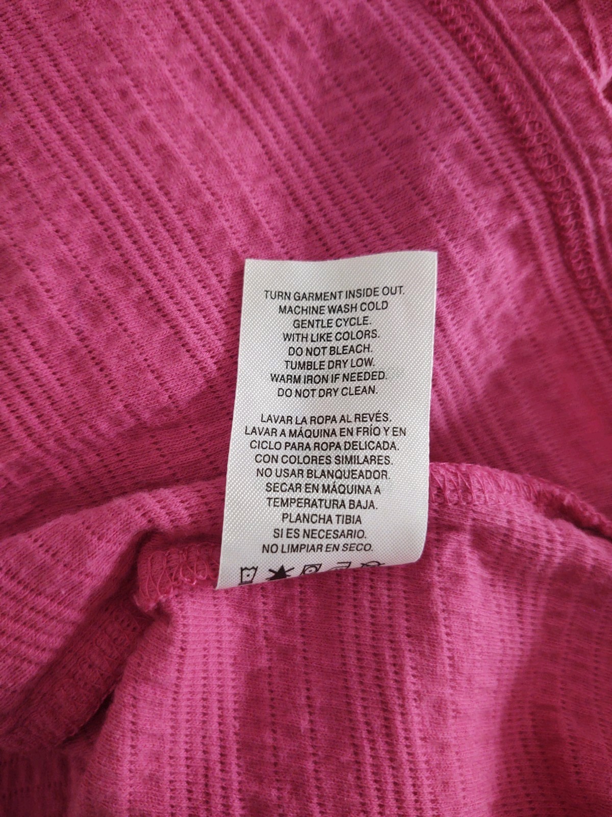 Laura Scott Vintage 1978 for Sears Fuscia Long Sleeve Pullover Petite L