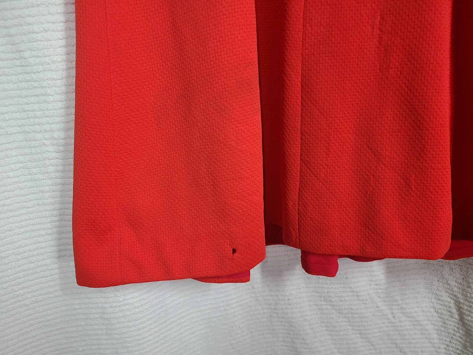 Vtg 70s Scooter Dress Fluoro Orange Princess Seamed Mod Full Skirt M Retro