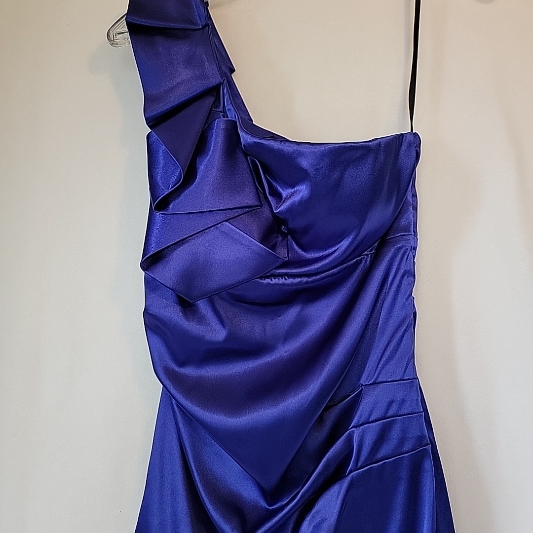 Royal Blue Sleeveless Vintage 90’s Cocktail/Prom Dress, Sz 5/6 By B.Darlin