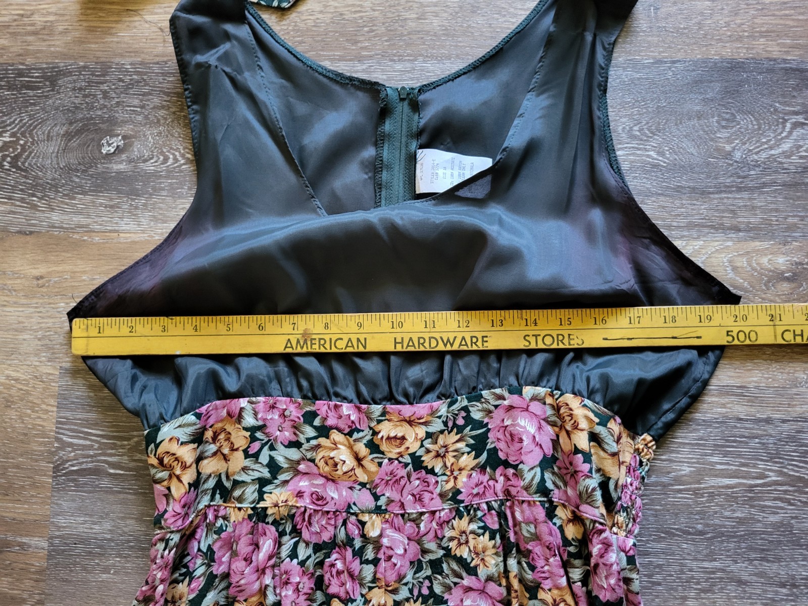 VTG Miss Dorby Lace Collar Cottage Core Prairie Floral 2 Pcs Dress Women’s Sz 18