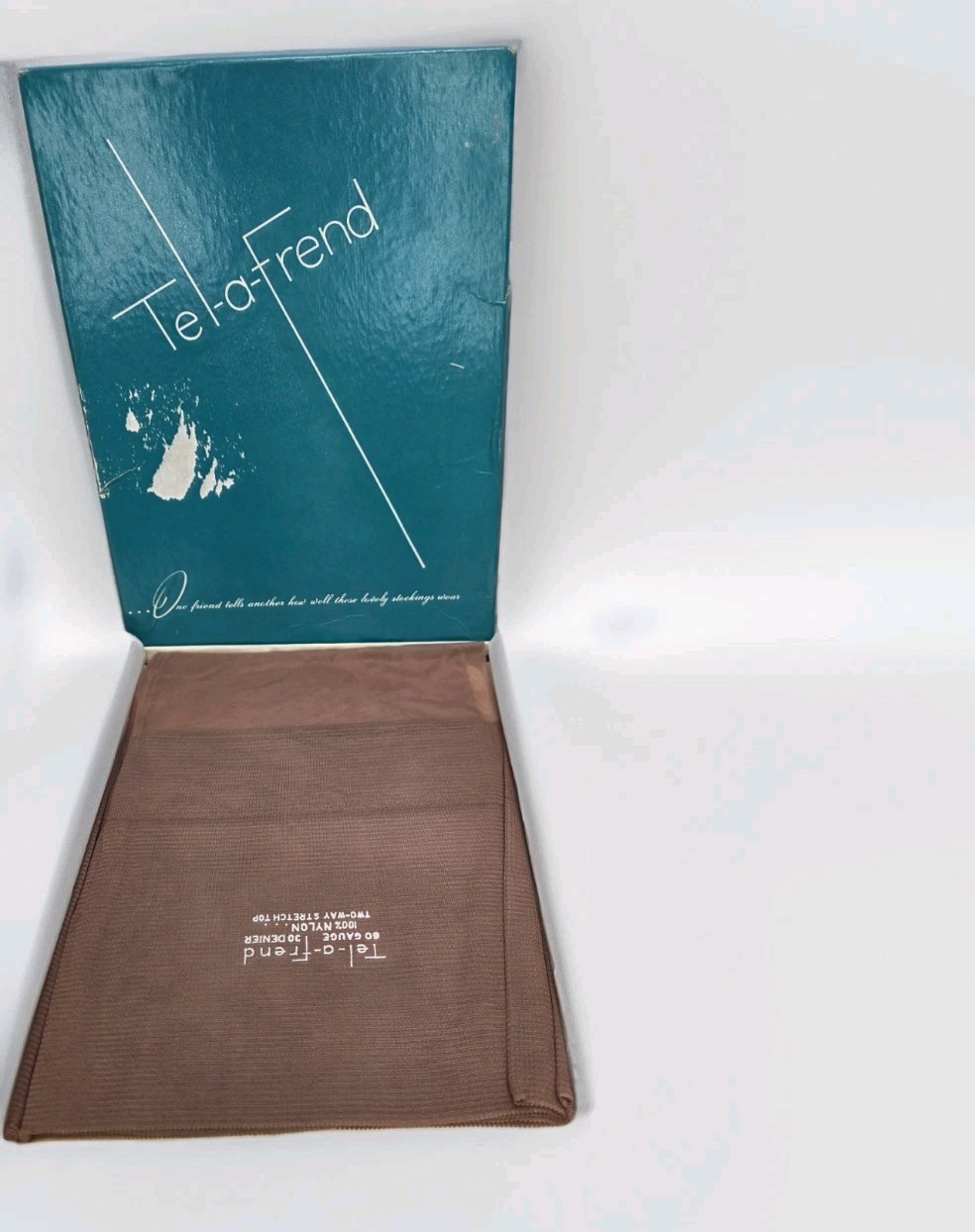 Vintage 1950s Womens Tel A Frend Stockings Pantyhose 2 Way Stretch Top 4 Pair