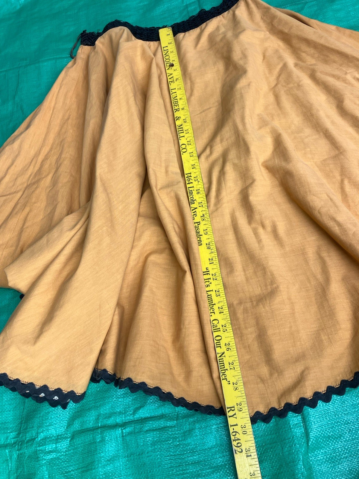 Vintage Western Costume Co Hollywood Skirt
