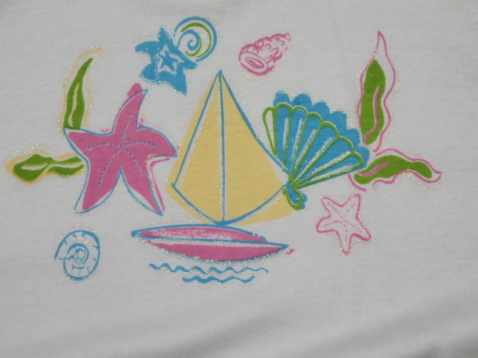 NEW NOS Vintage 80s 90s Cape Cod Sportswear Womens Beach Shirt Grandma