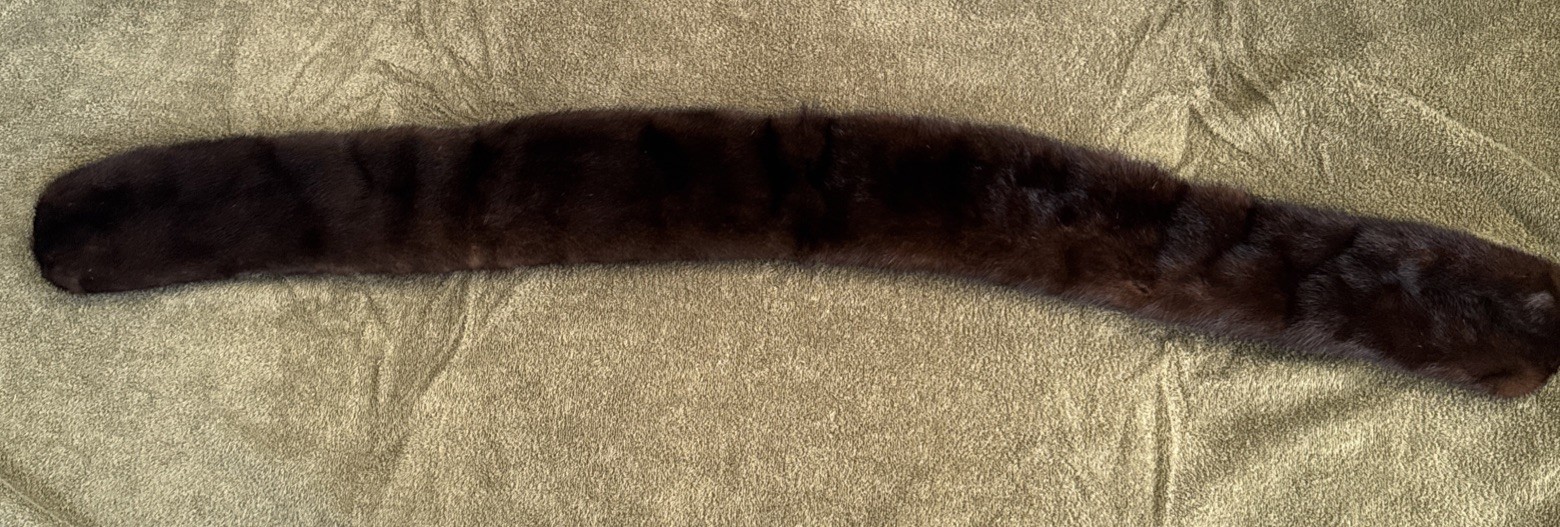 VTG BROWN MINK FUR STOLE COLLAR WRAP SCARF Himmel Furs Beverlyhills – Chicago