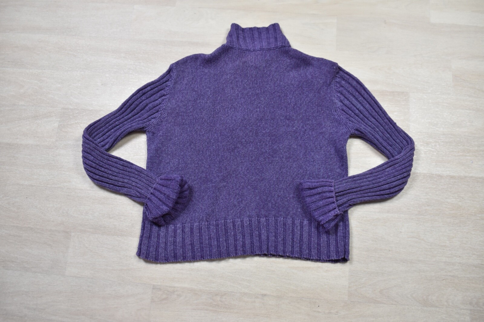 90s Y2K American Eagle Outfitters Womens 1/4 Zip Sweater Purple VtG