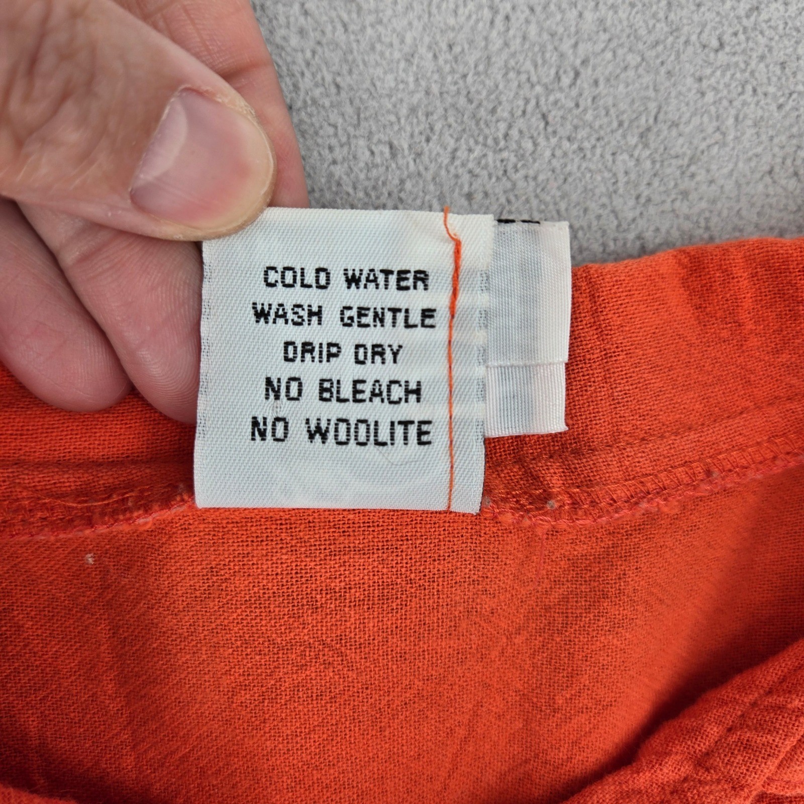 Alfredo’s Wife Womens Small Medium Orange Palm Tree Applique Vintage Shirt