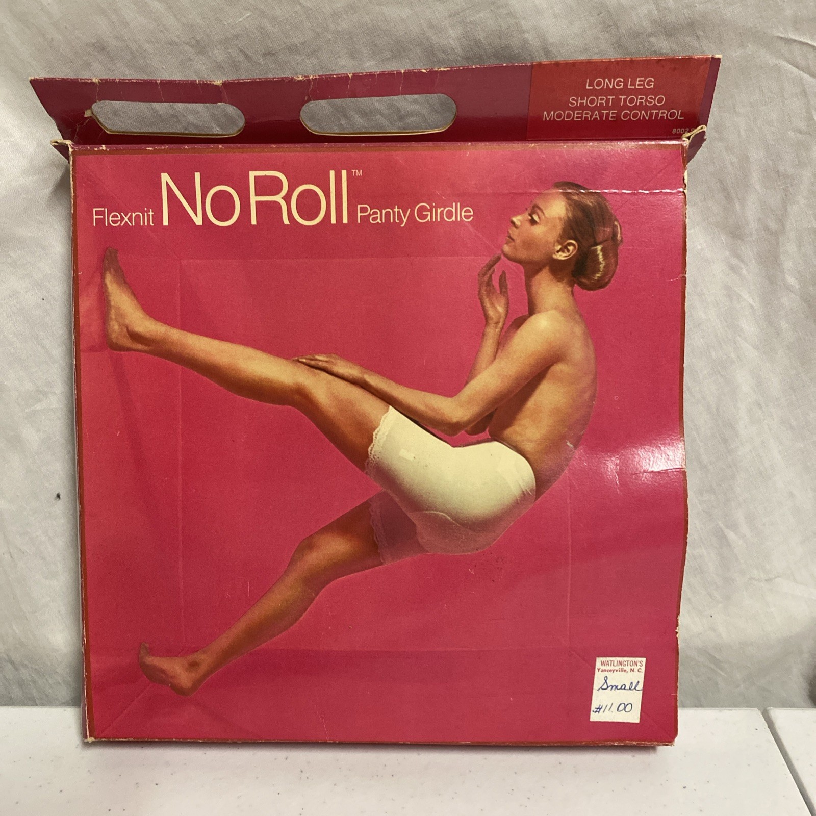 1969 FLEXNIT No Roll Panty Girdle LONG LEG – SMALL 25/26 NEW NOS Made in USA