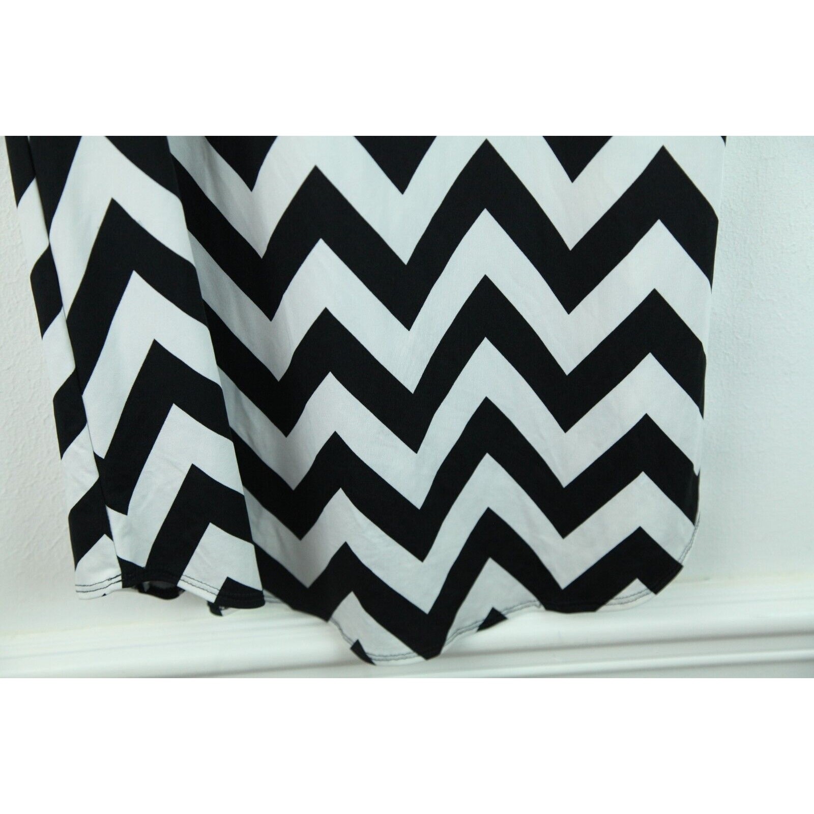 Vintage Small Tunic Y2K Chevron Going Out Girlie Top Twee 2010s Quirky Funky