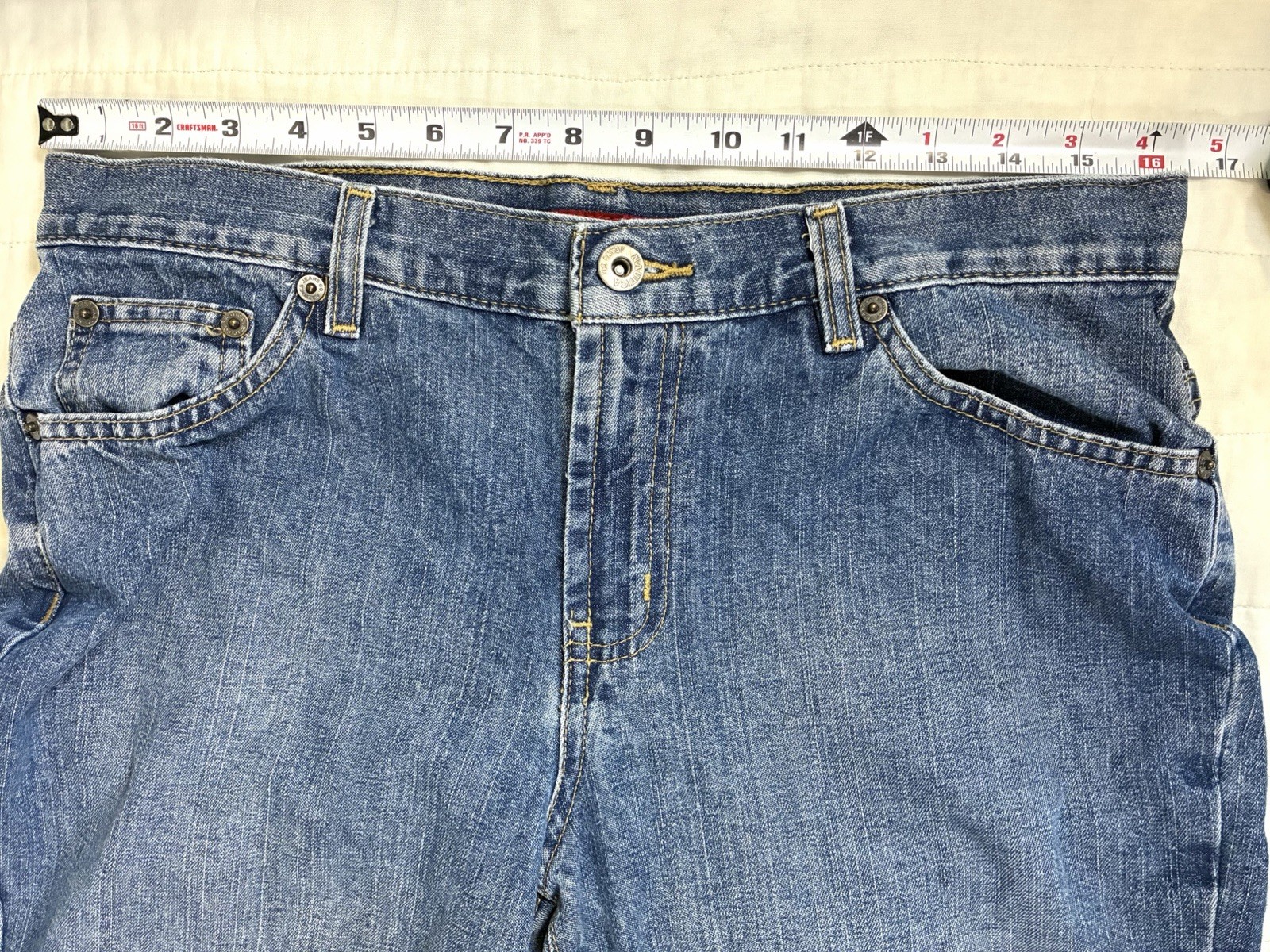 VTG 2000s Nautica Jeans Co Bootcut Jeans Womens Size 8×31 Medium Wash Cotton Y2K