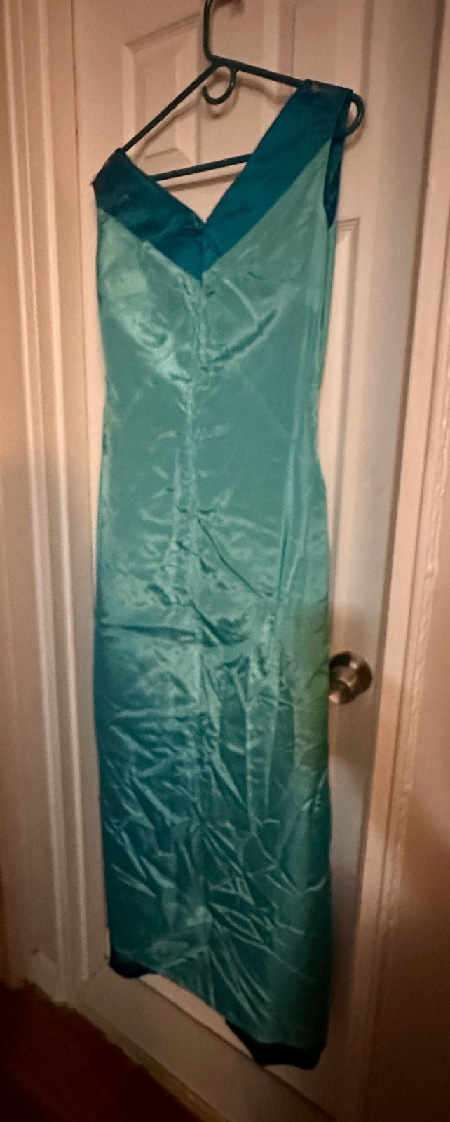 Vintage Chrysanthemum Brocade Gown