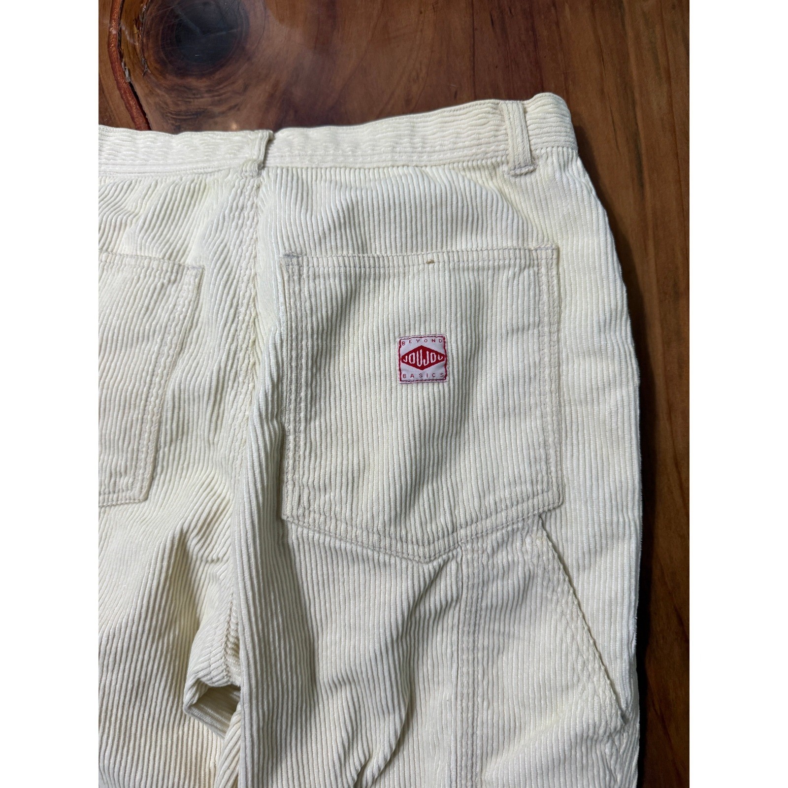 Vintage 90s Y2K Jou Jou Joujou Pants Carpenter High rise Corduroy Cotton JJ1