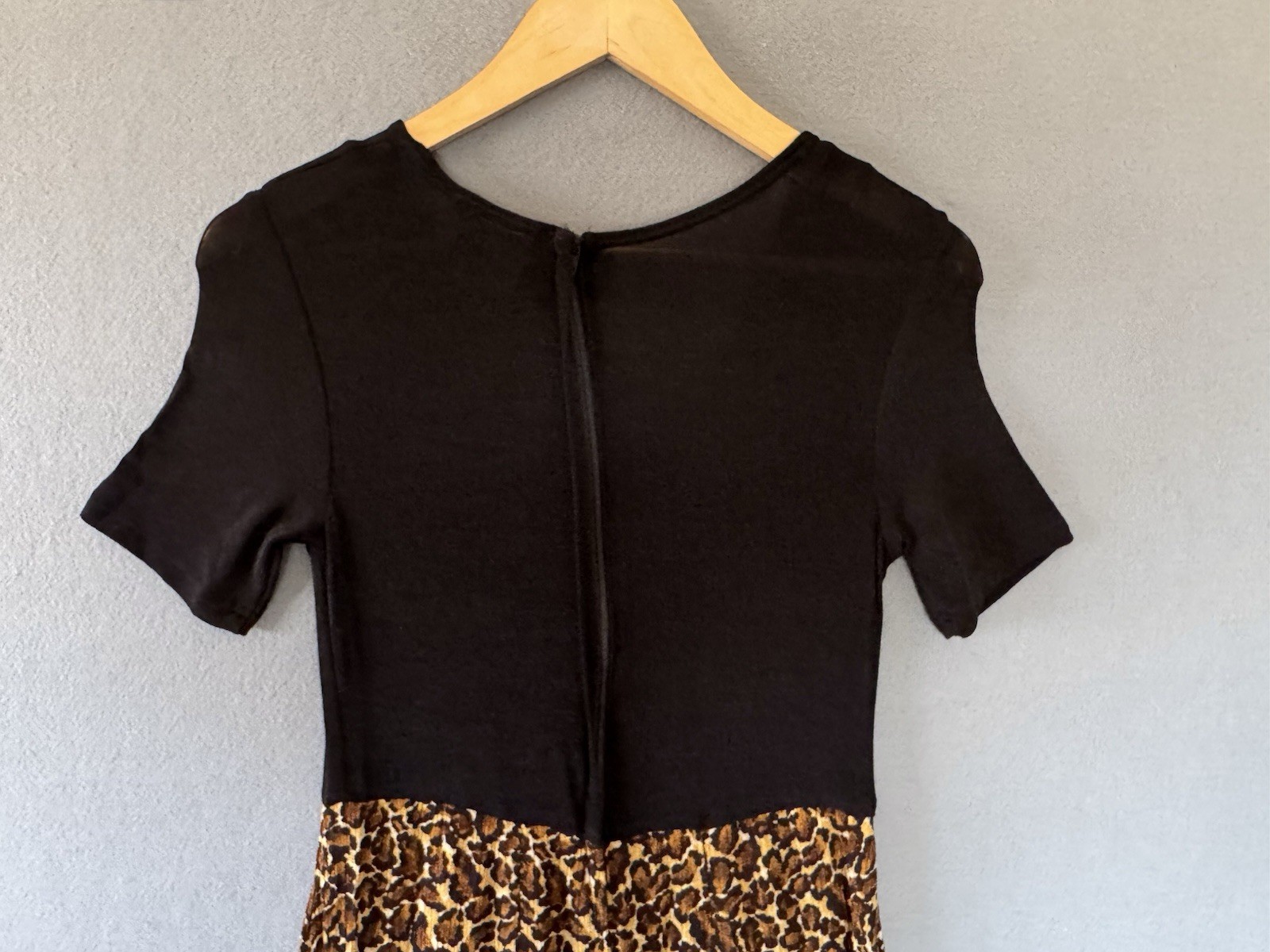 Vintage 80s Ellen Ashley Leopard Print Jumpsuit Wide Leg Disco USA Womens M