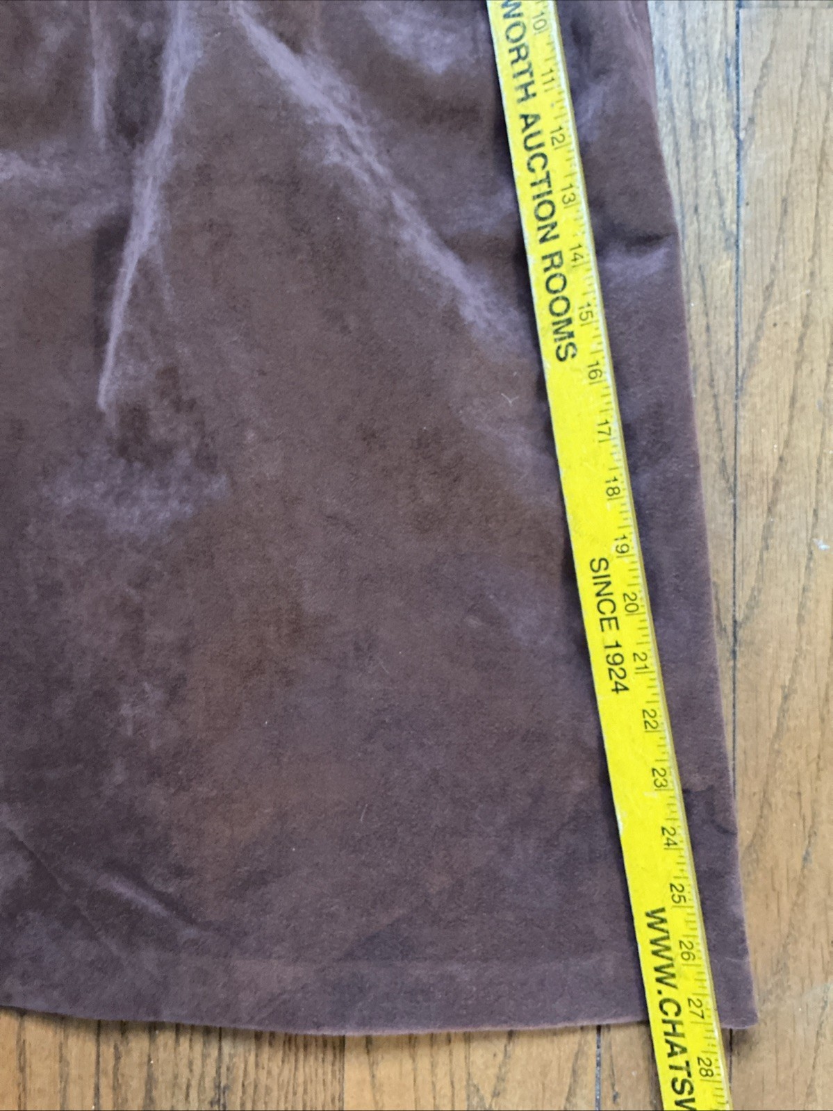 Vintage 70’s Ultra Suede Skirt Womens 10 Brown Zip Midi Corpcore Classic Luxury