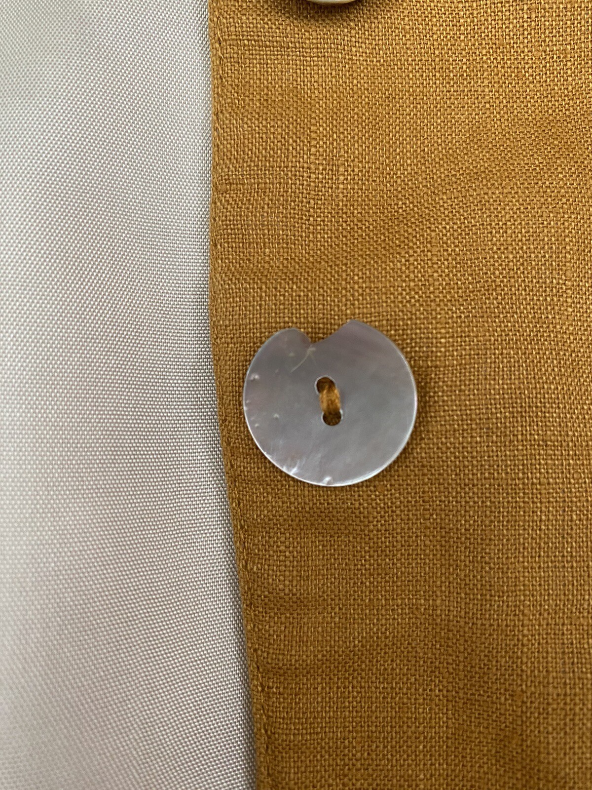 Vintage Nina K Linen Two Piece Skirt Suit Label Size 8 See Measurements