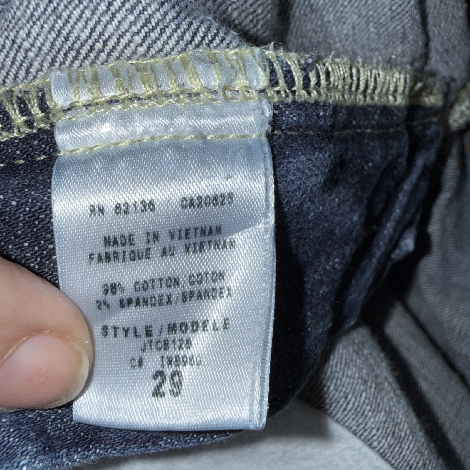 TRUE Vintage Y2K Guess Jeans Super Low Rise Flare 30 X 31 Dark Wash Stretch EUC