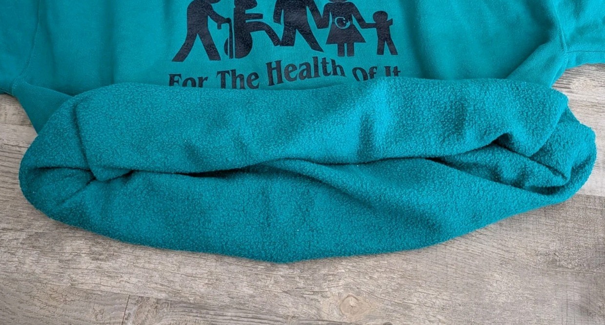 Vtg Jerzees Super Sweats Sweatshirt USA Social Work For The Health Of It XL