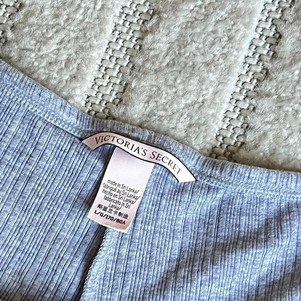 Victoria’s Secret gray ruffle shorts Size L loungewear sleepwear relaxation