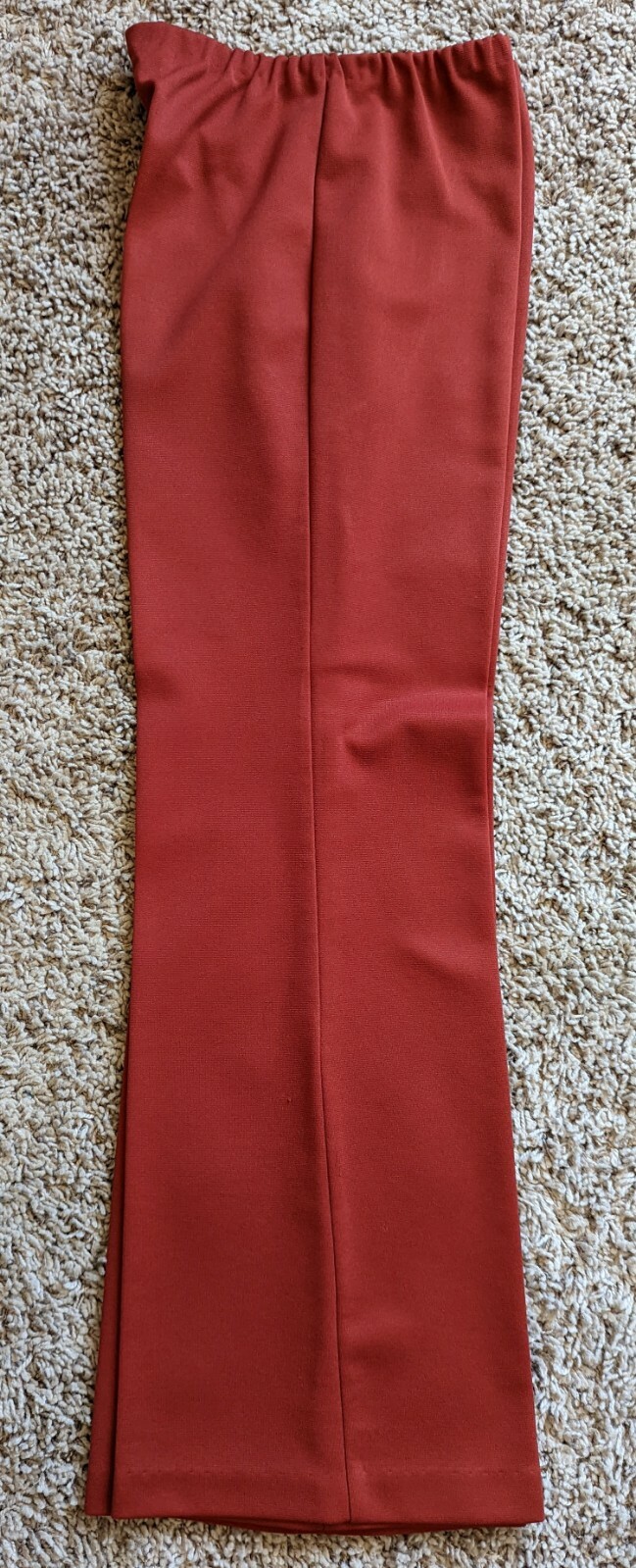 Vintage 70s JC Penny Fashions Leisure Suit Bell Bottom Hippy Retro Peach Sz 12