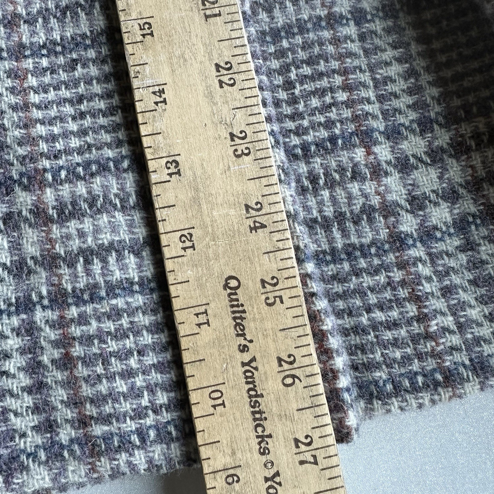Vintage late 60s 70s House of Logan Plaid Wool Skirt Size 16 Pleated Costume USA