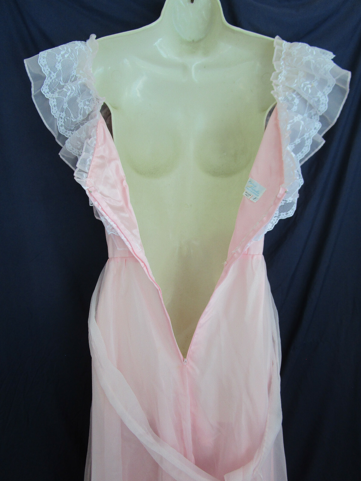 Vtg PINK Cottagecore Fancy Frocks Phyllis Gerrans Southern Belle Prom Dress 7