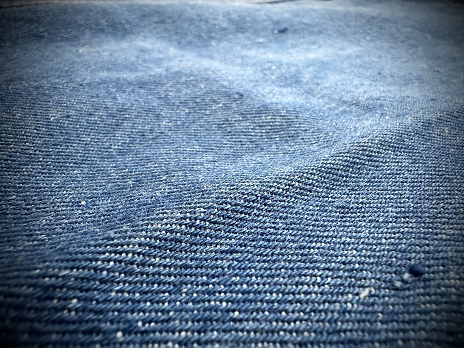 Vintage 70s Y2K Blue Denim Big Bell Bottom Jeans 32 x 38 Flare Low Rise 684 646