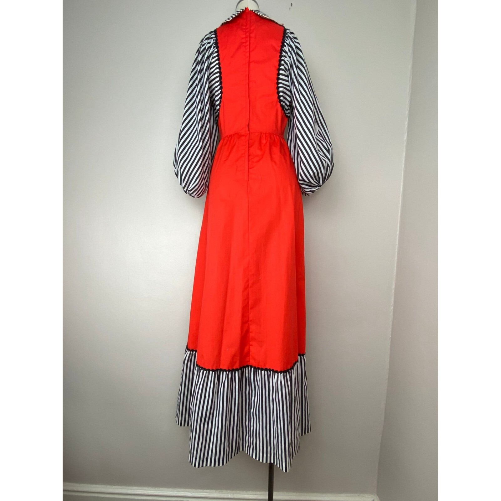 Vintage 1970s Pinafore Style Cottagecore Dress Juniors Jim n Me XS 70s Prairie