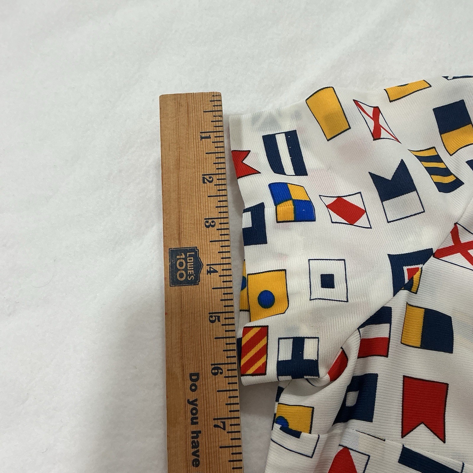 VTG 60s/70s Serbin Traveler Nautical Flag Mod Shirt Dress L XL Prop Yacht Rare
