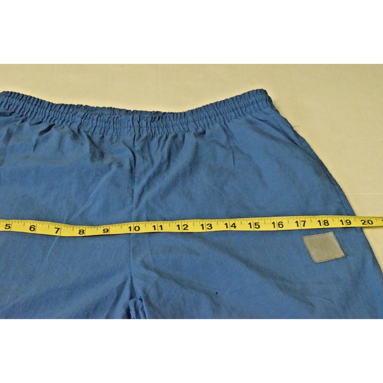 Vintage Track Pants Pro Spirit Size S 90s Ocean Blue Nylon Ankle Zip