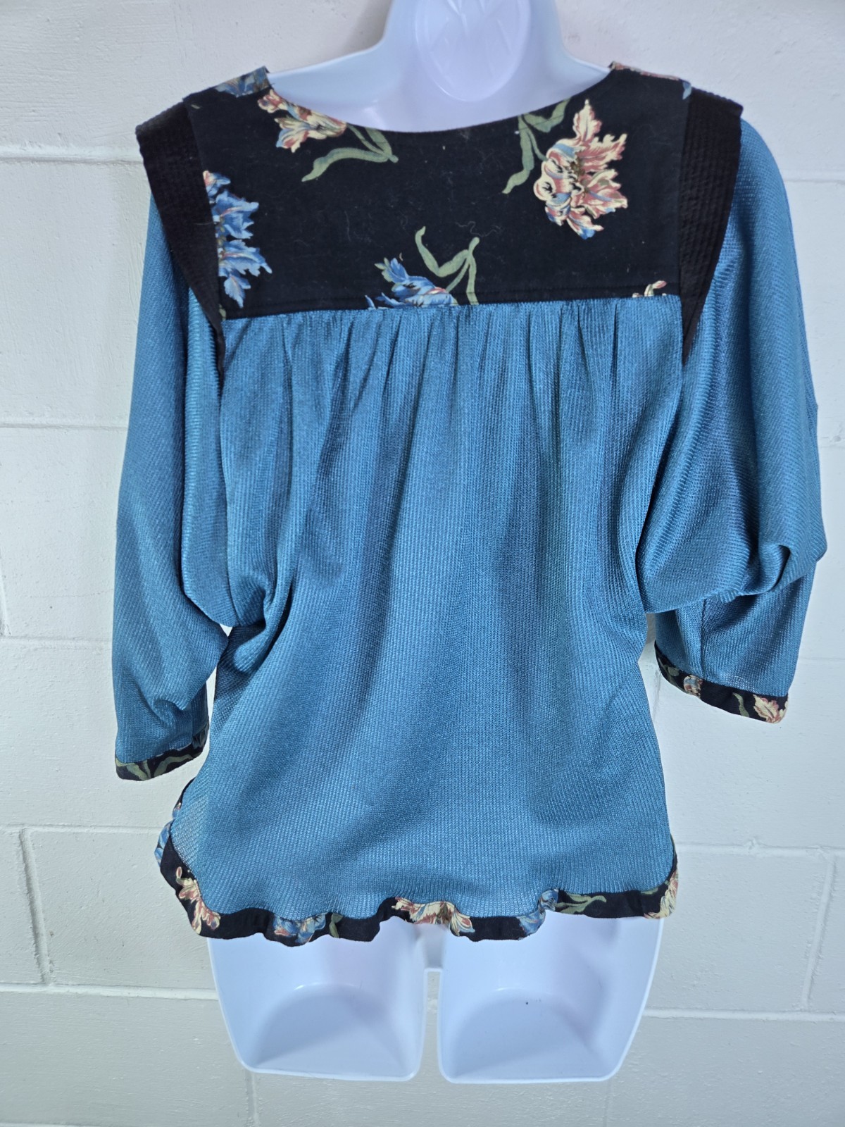 Vtg Marijke Benedict 'T Stijfselkissie Lagenlook Art to Wear Knit Appliqué Boho