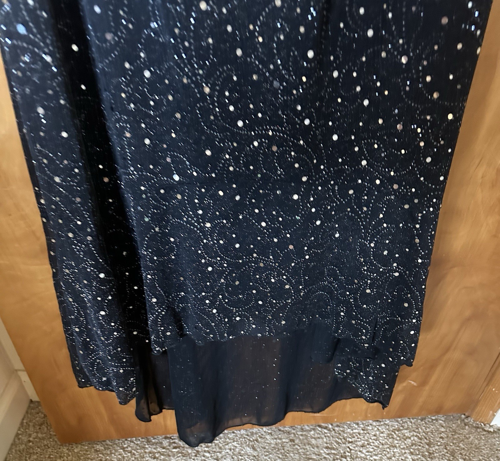 Vintage Y2K-Era Formal Halter Neck Dress By Taboo 3X