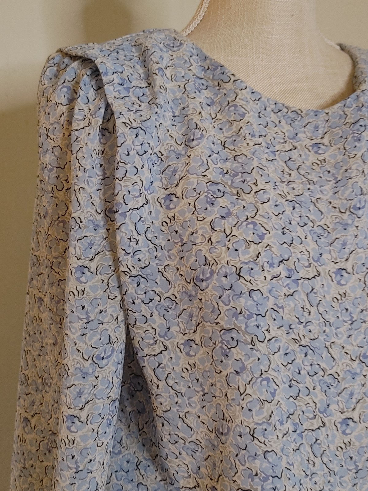 Vintage 80s Dress Secretary Church Grunge Grannycore sz 10 Damon II Union USA